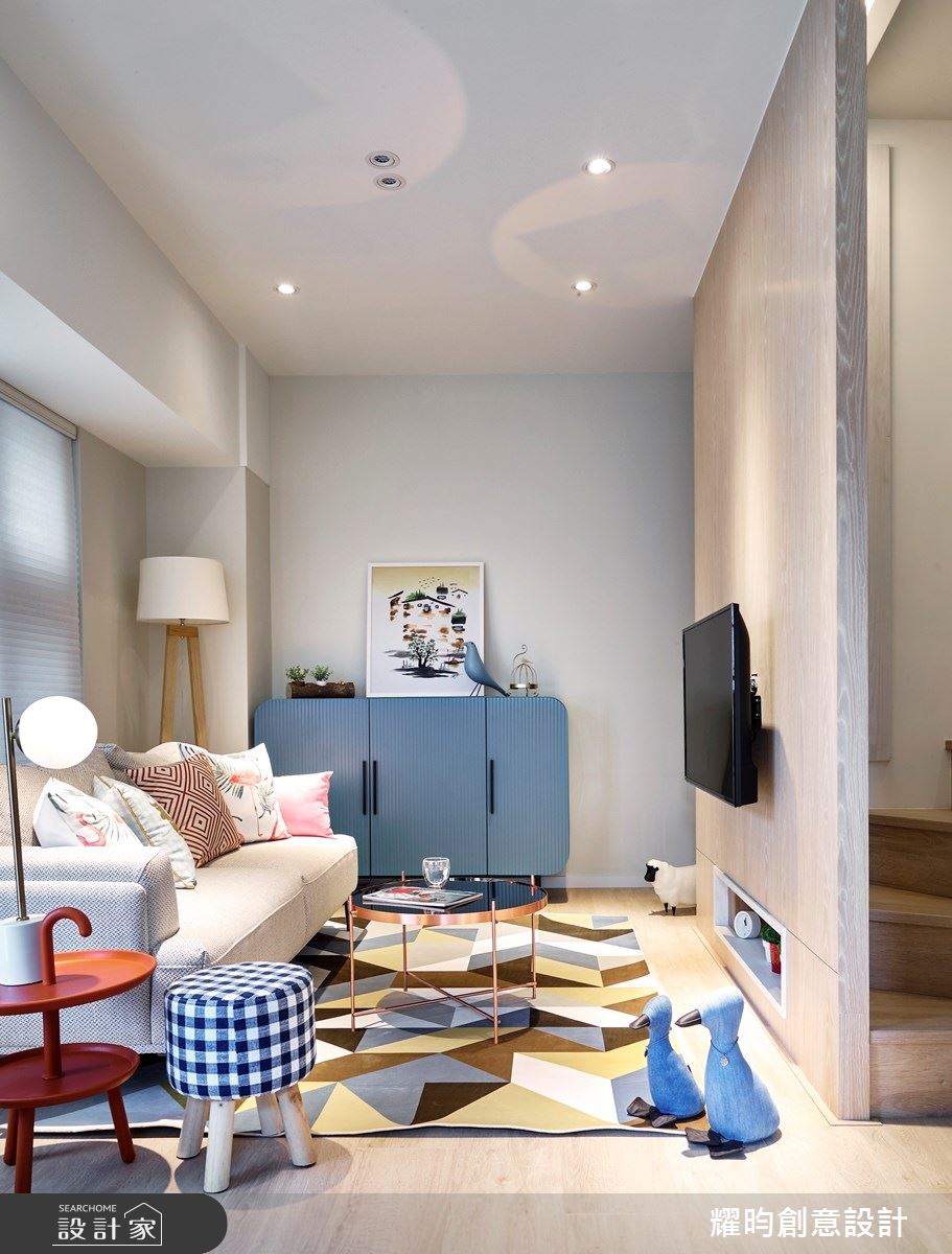 14坪新成屋(5年以下)＿北歐風客廳案例圖片＿耀昀創意設計＿耀昀_53之2