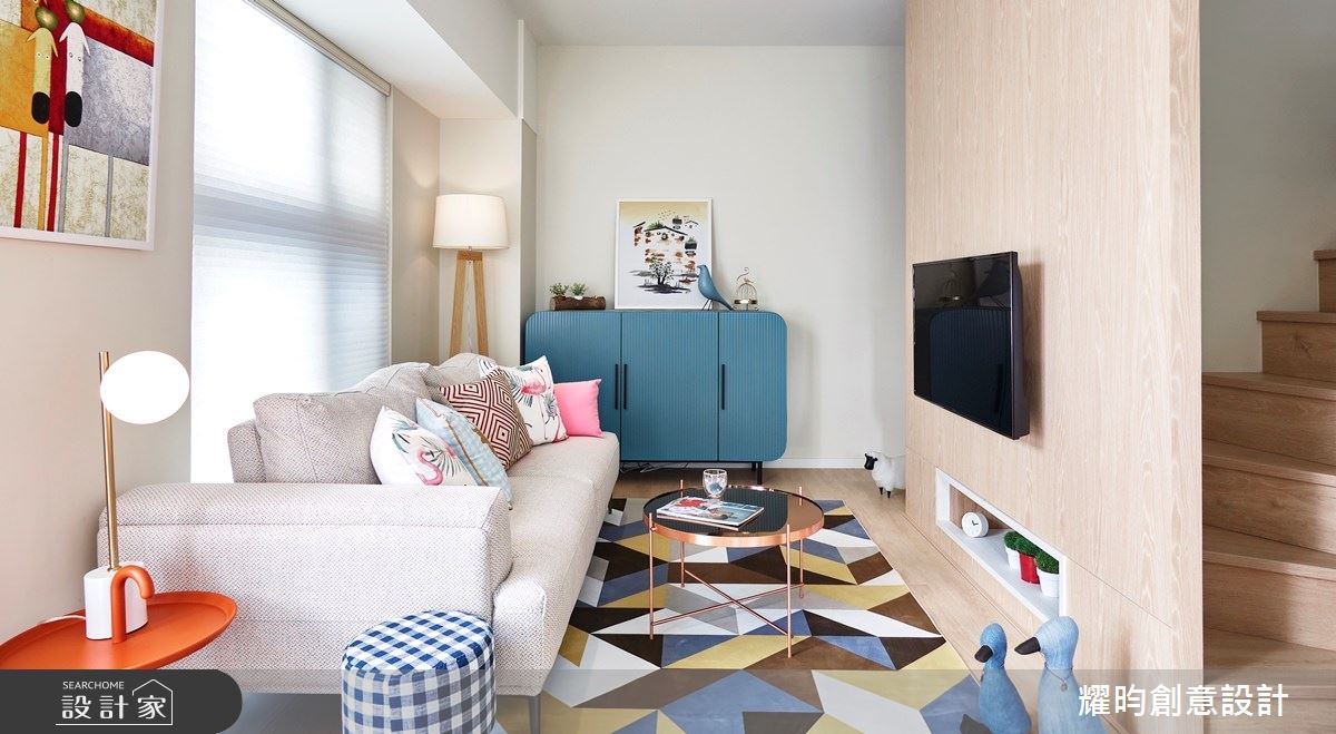 14坪新成屋(5年以下)＿北歐風客廳案例圖片＿耀昀創意設計＿耀昀_53之3