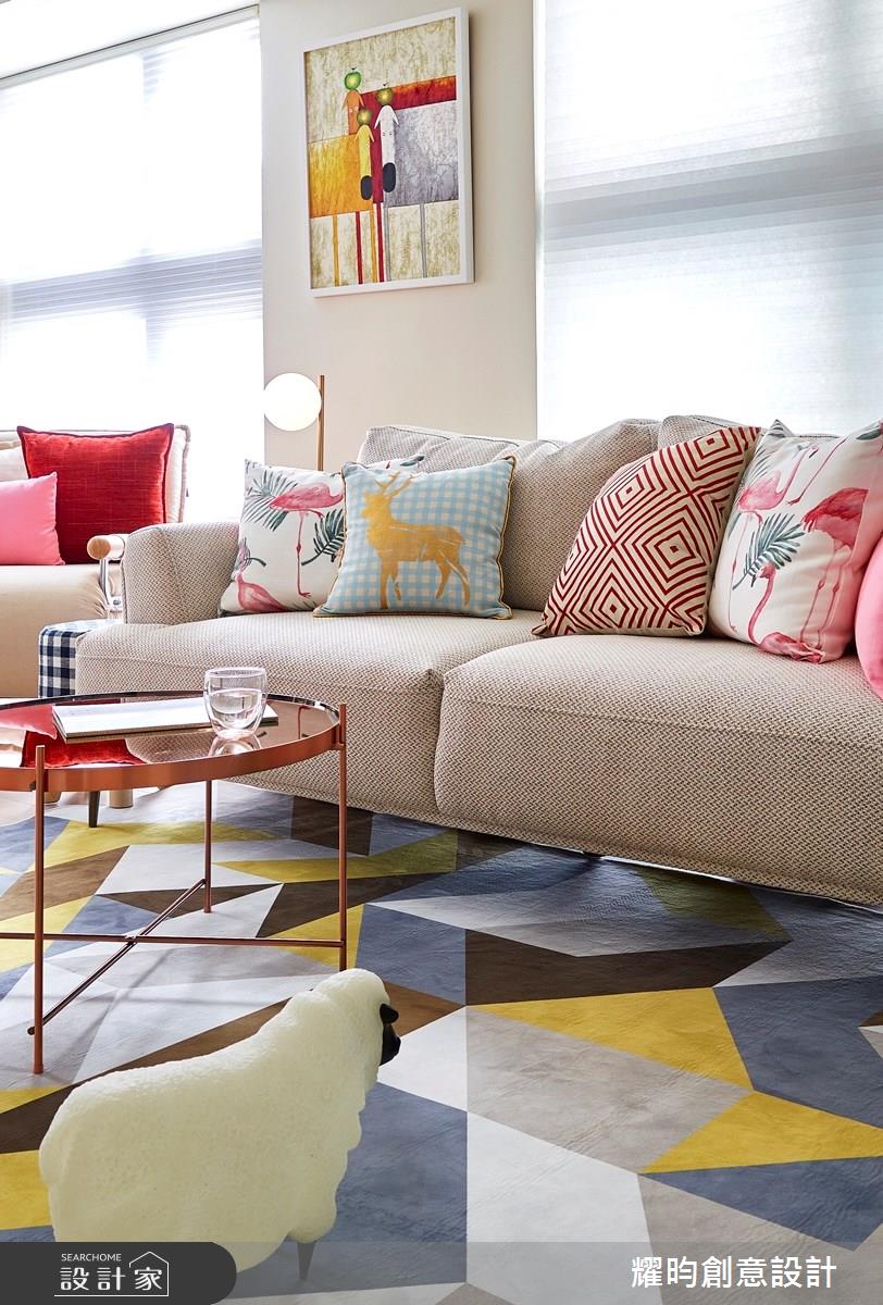 14坪新成屋(5年以下)＿北歐風客廳案例圖片＿耀昀創意設計＿耀昀_53之4