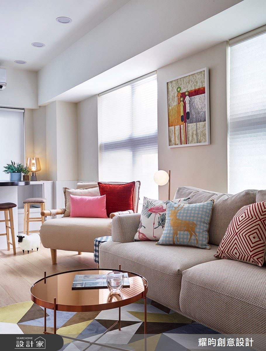 14坪新成屋(5年以下)＿北歐風客廳案例圖片＿耀昀創意設計＿耀昀_53之9