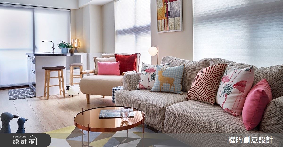 14坪新成屋(5年以下)＿北歐風客廳案例圖片＿耀昀創意設計＿耀昀_53之8