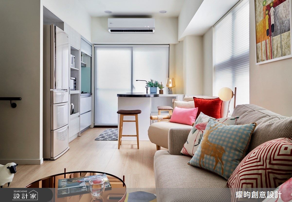14坪新成屋(5年以下)＿北歐風客廳案例圖片＿耀昀創意設計＿耀昀_53之11