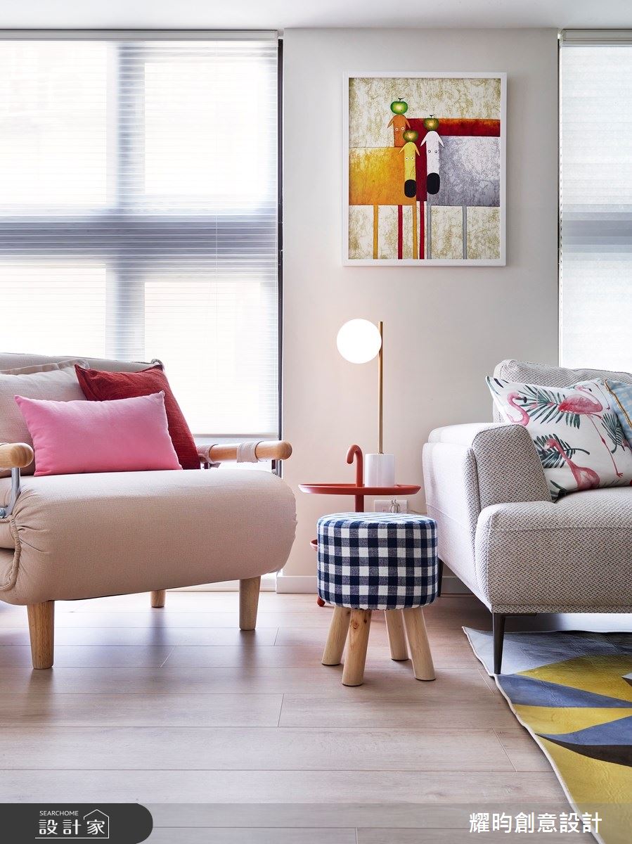 14坪新成屋(5年以下)＿北歐風客廳案例圖片＿耀昀創意設計＿耀昀_53之14