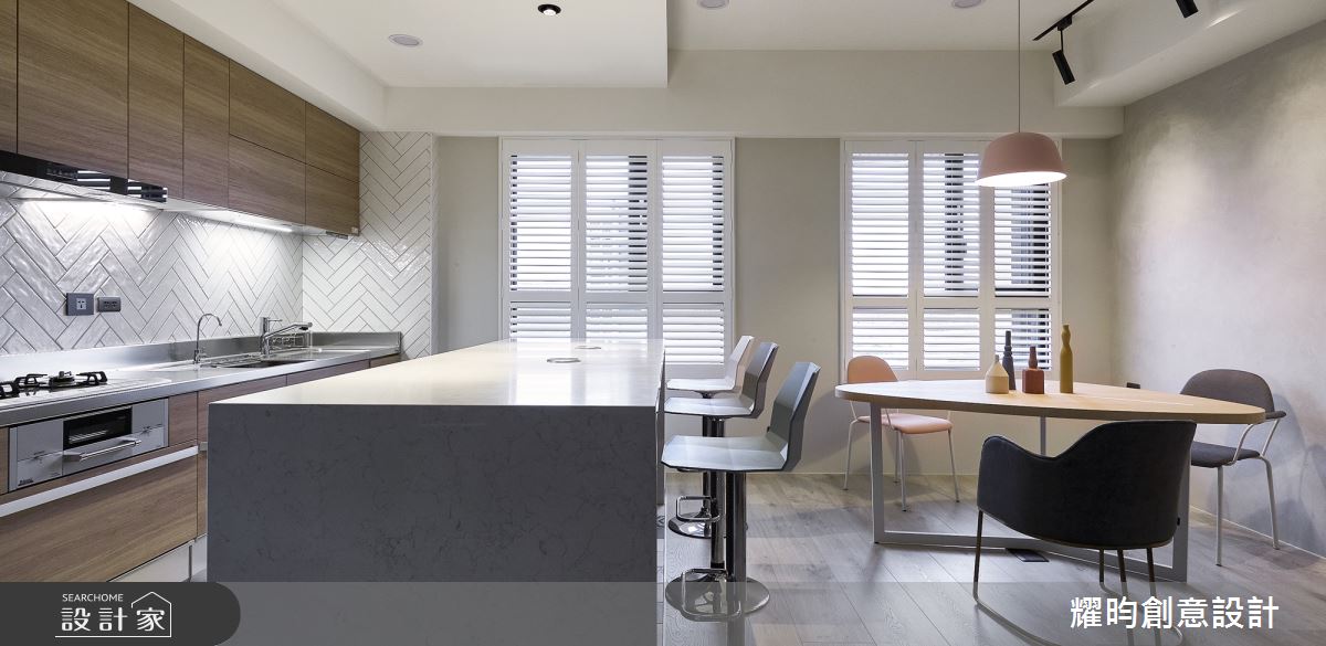 31坪新成屋(5年以下)＿北歐風餐廳吧檯案例圖片＿耀昀創意設計＿耀昀_54之9