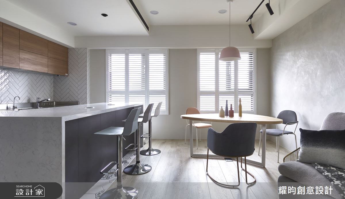 31坪新成屋(5年以下)＿北歐風餐廳吧檯案例圖片＿耀昀創意設計＿耀昀_54之11