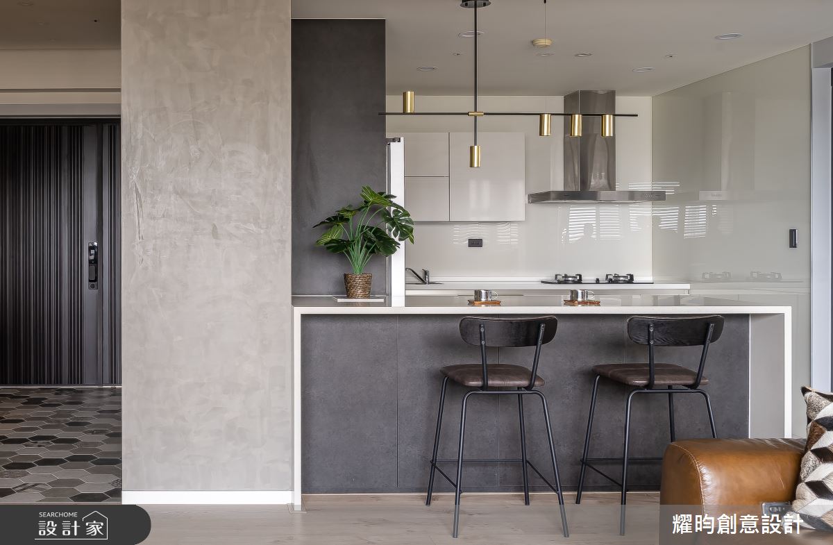 40坪中古屋(5~15年)＿北歐風玄關廚房吧檯中島案例圖片＿耀昀創意設計＿耀昀_69之17