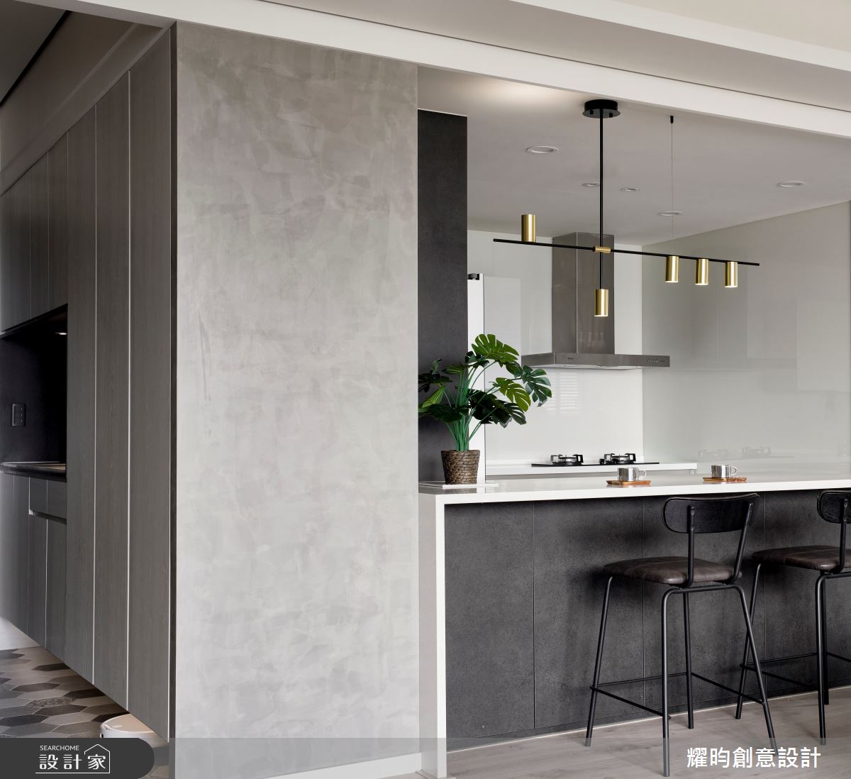 40坪中古屋(5~15年)＿北歐風廚房吧檯中島案例圖片＿耀昀創意設計＿耀昀_69之18