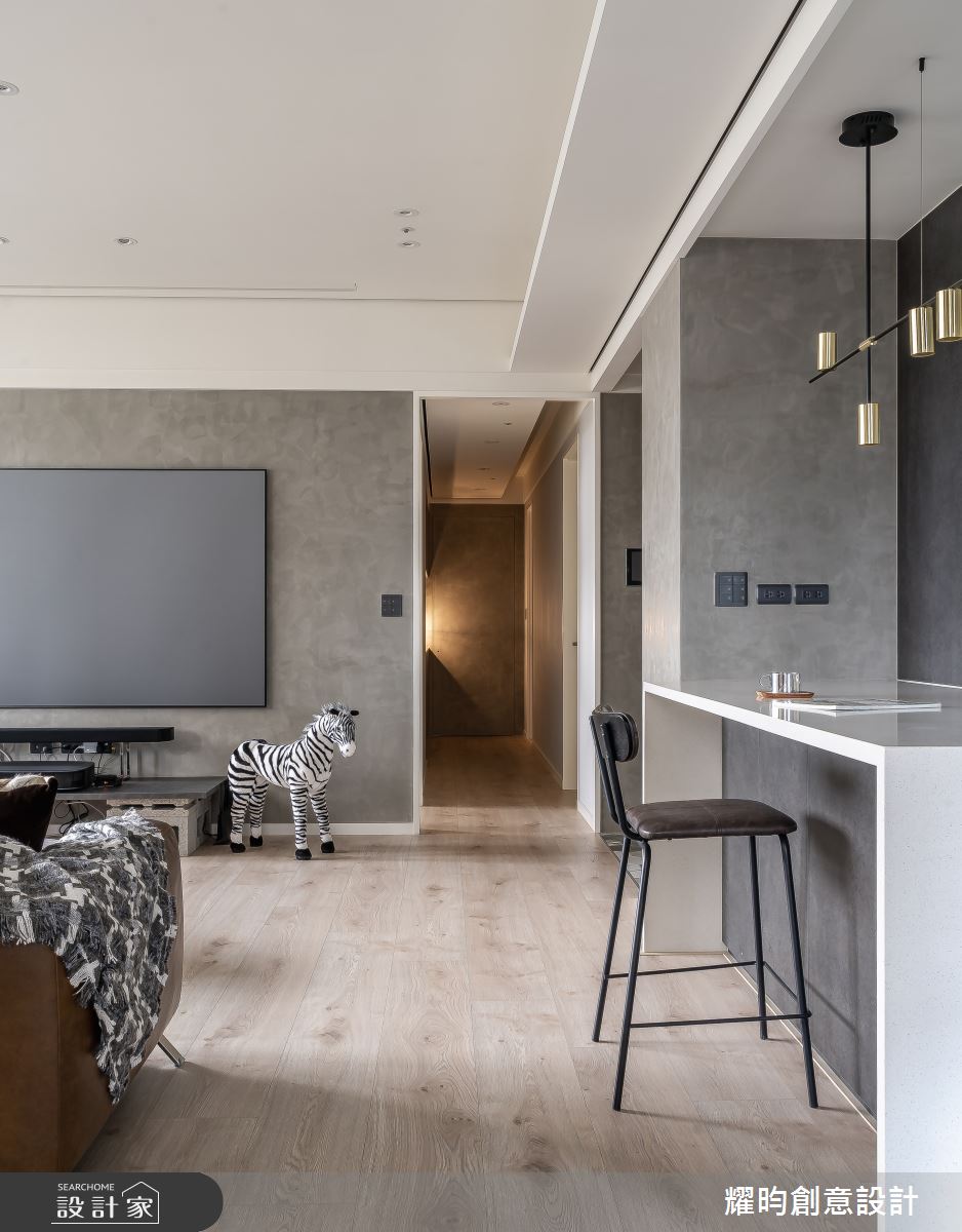 40坪中古屋(5~15年)＿北歐風客廳吧檯中島案例圖片＿耀昀創意設計＿耀昀_69之22