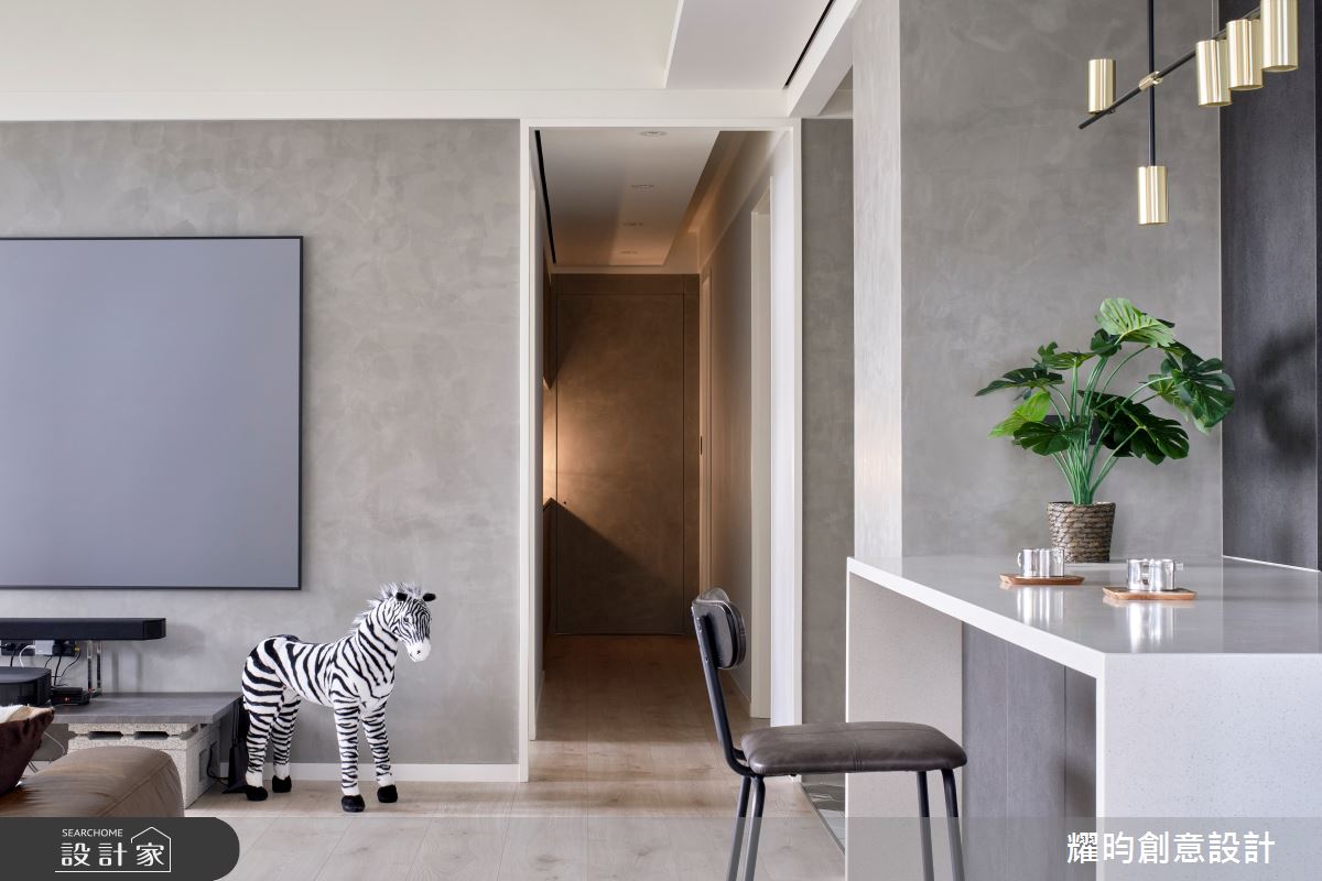 40坪中古屋(5~15年)＿北歐風客廳吧檯中島案例圖片＿耀昀創意設計＿耀昀_69之27