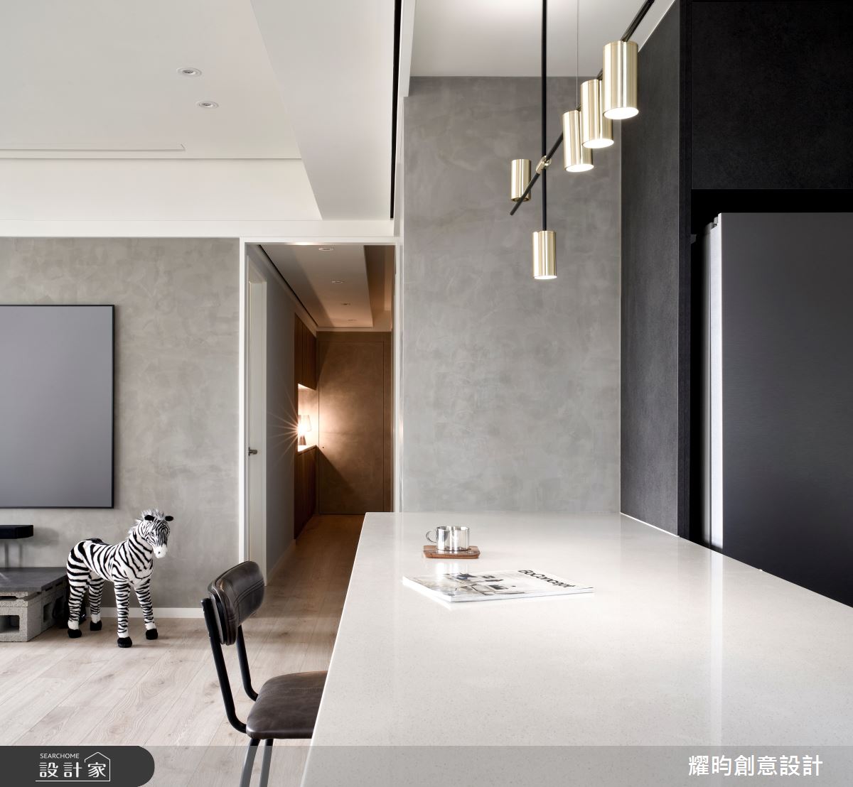 40坪中古屋(5~15年)＿北歐風客廳吧檯中島案例圖片＿耀昀創意設計＿耀昀_69之23