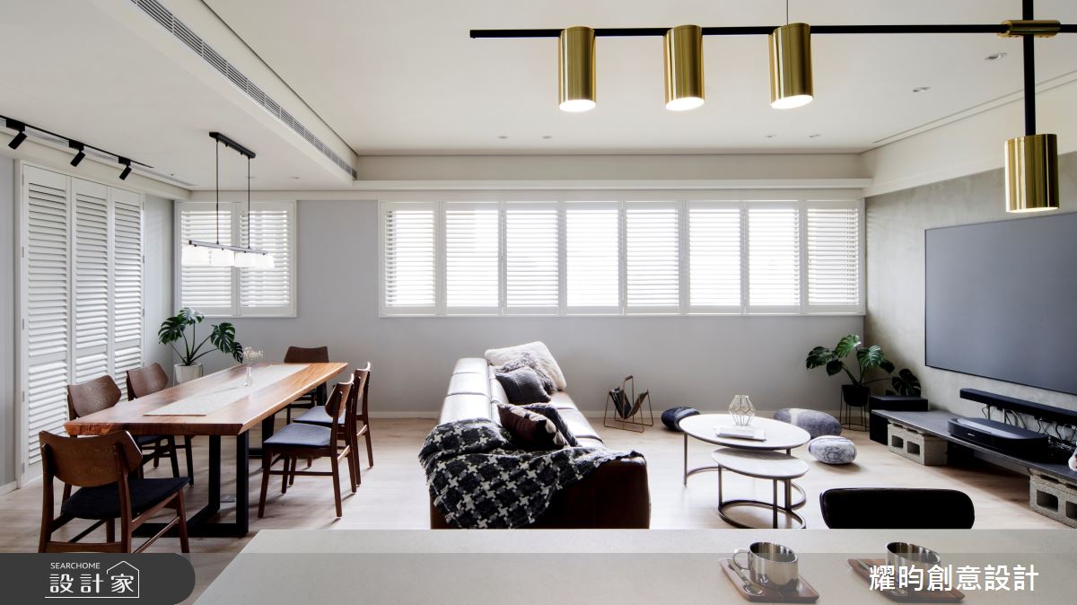 40坪中古屋(5~15年)＿北歐風客廳餐廳案例圖片＿耀昀創意設計＿耀昀_69之21