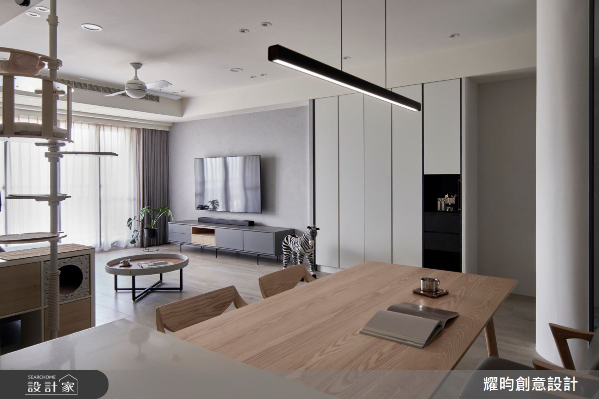 43坪中古屋(5~15年)＿北歐風客廳餐廳案例圖片＿耀昀創意設計＿耀昀_70之11