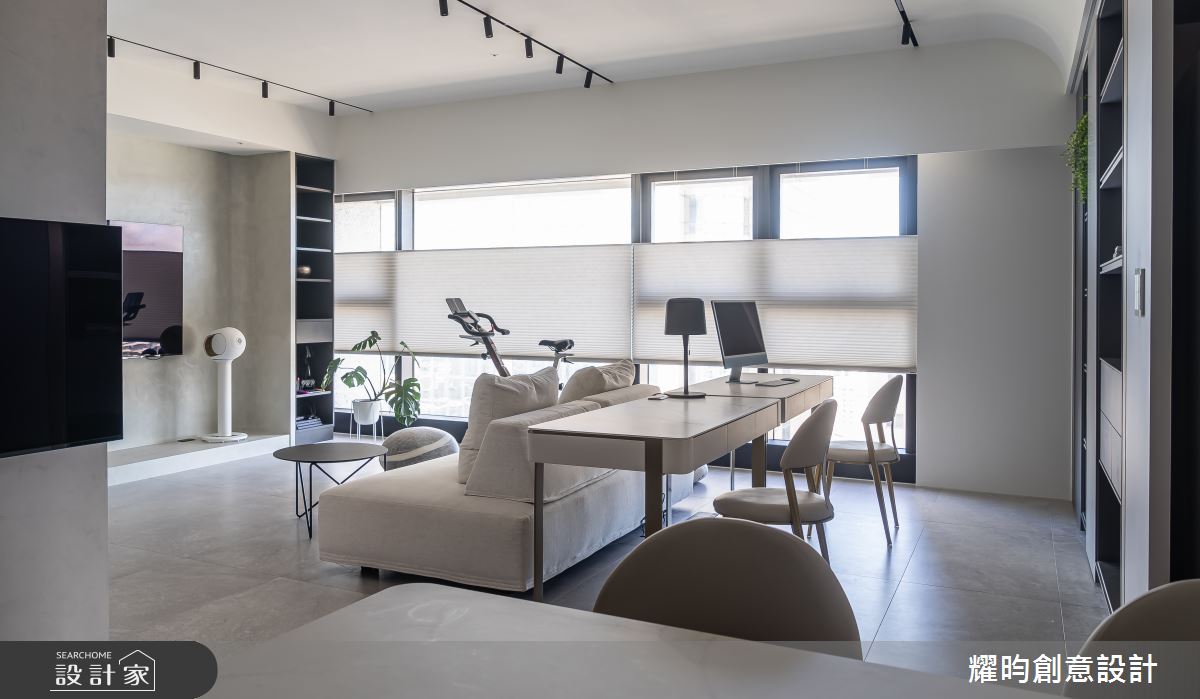 36坪新成屋(5年以下)＿北歐風客廳餐廳書房案例圖片＿耀昀創意設計＿耀昀_71之12