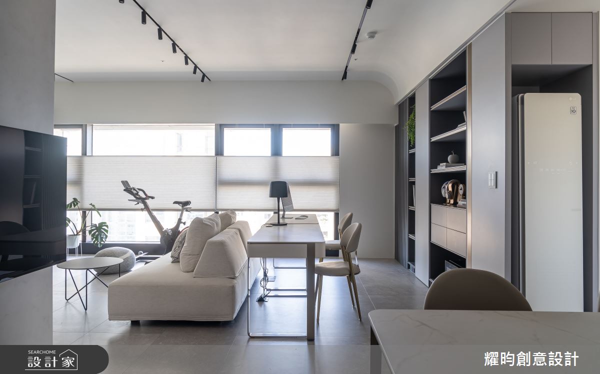 36坪新成屋(5年以下)＿北歐風客廳餐廳書房案例圖片＿耀昀創意設計＿耀昀_71之13