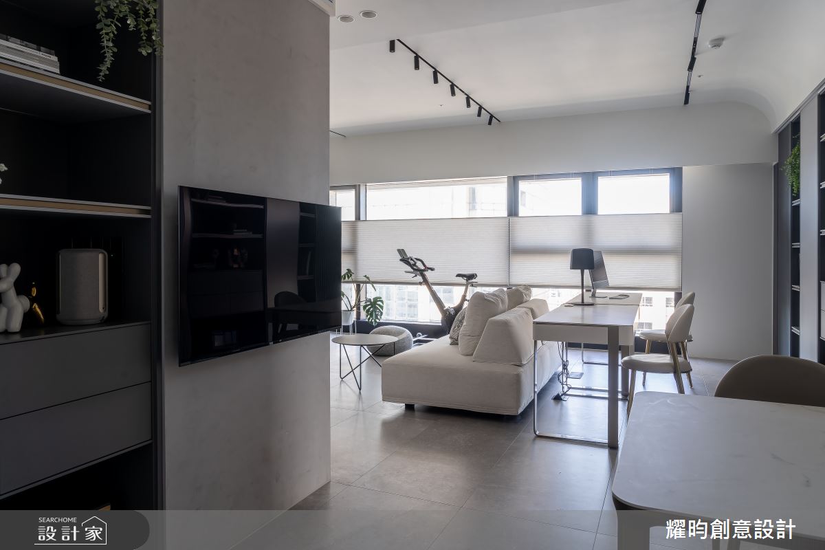 36坪新成屋(5年以下)＿北歐風客廳餐廳書房案例圖片＿耀昀創意設計＿耀昀_71之14