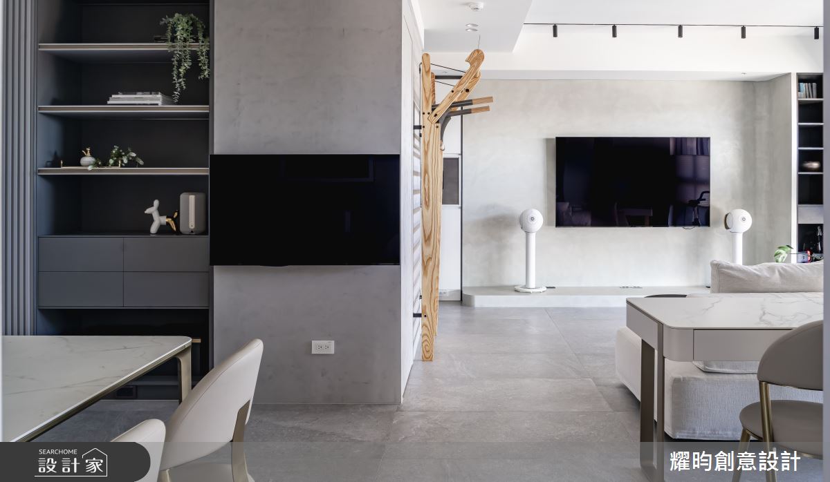 36坪新成屋(5年以下)＿北歐風客廳餐廳書房案例圖片＿耀昀創意設計＿耀昀_71之24