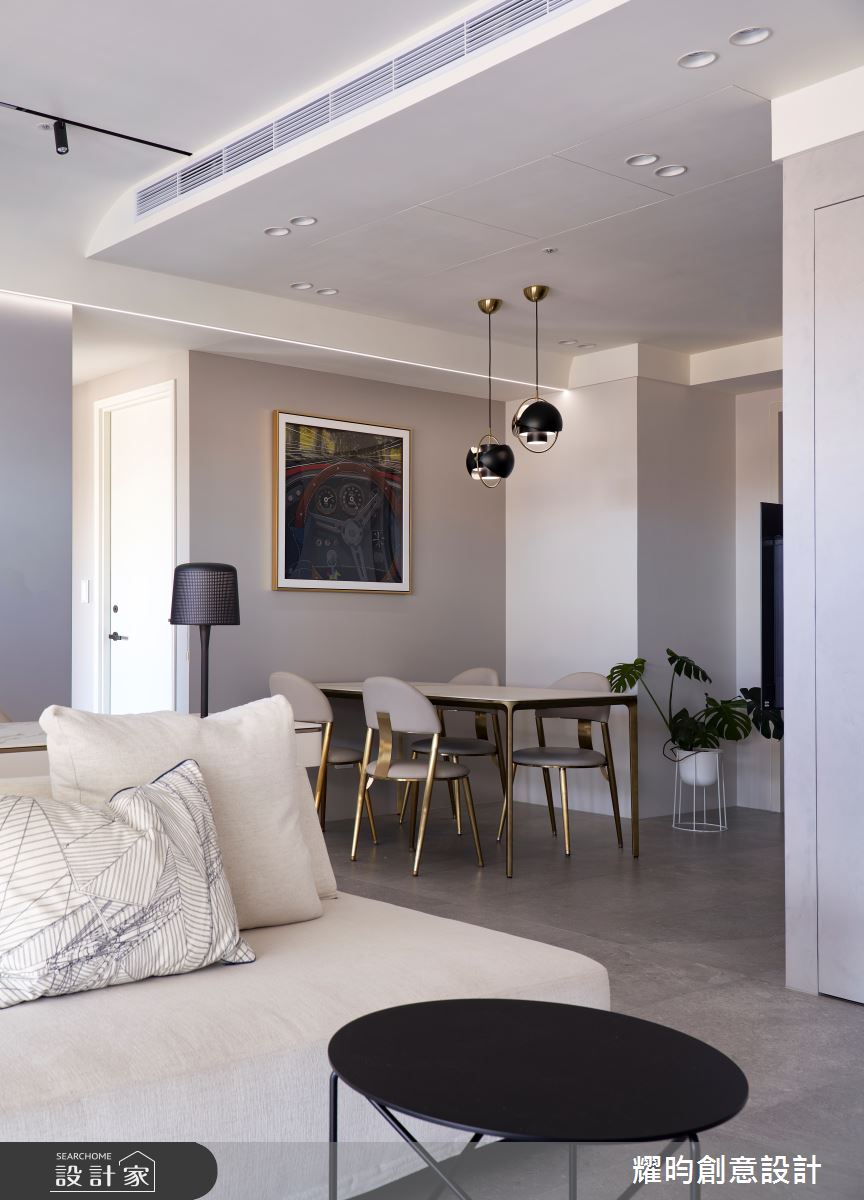 36坪新成屋(5年以下)＿北歐風客廳餐廳案例圖片＿耀昀創意設計＿耀昀_71之11