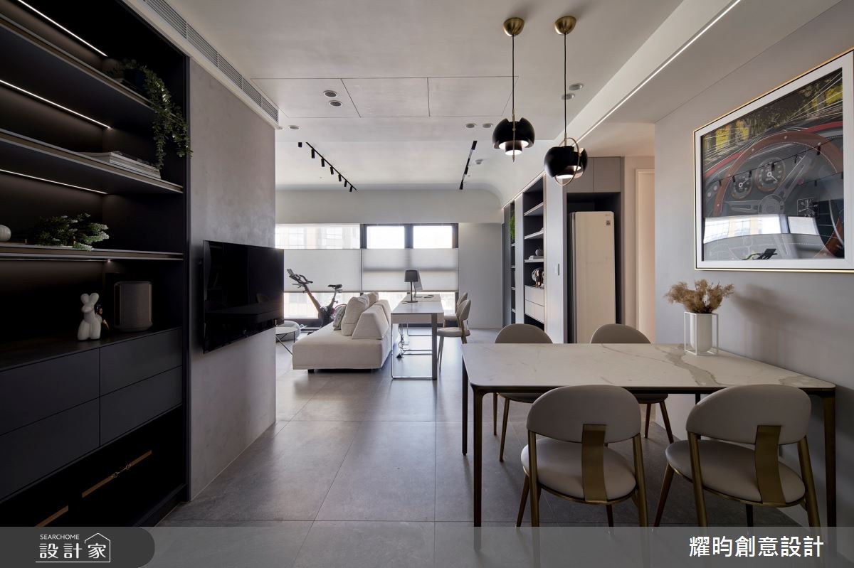 36坪新成屋(5年以下)＿北歐風客廳餐廳書房案例圖片＿耀昀創意設計＿耀昀_71之27