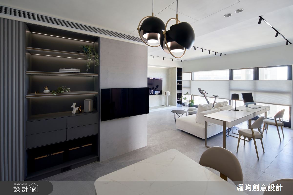 36坪新成屋(5年以下)＿北歐風客廳餐廳書房案例圖片＿耀昀創意設計＿耀昀_71之28