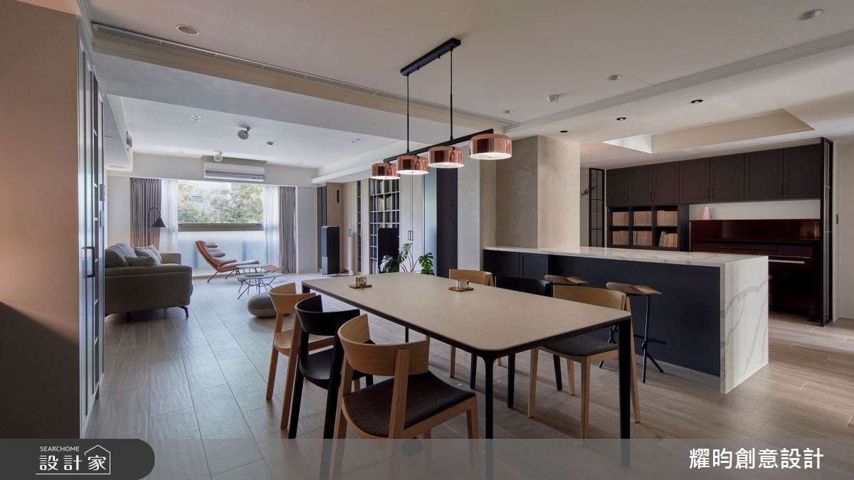70坪老屋(31~40年)＿北歐風餐廳中島案例圖片＿耀昀創意設計＿耀昀_72之25