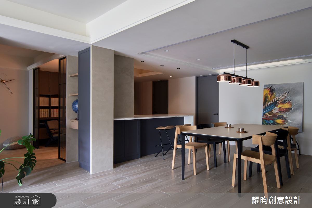 70坪老屋(31~40年)＿北歐風餐廳中島案例圖片＿耀昀創意設計＿耀昀_72之24