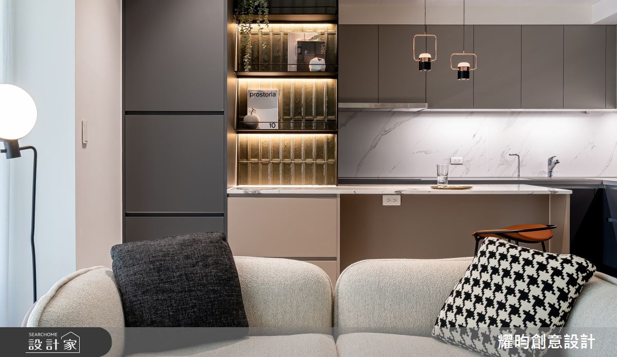 25坪新成屋(5年以下)＿北歐風客廳餐廳廚房中島案例圖片＿耀昀創意設計＿耀昀_73之9