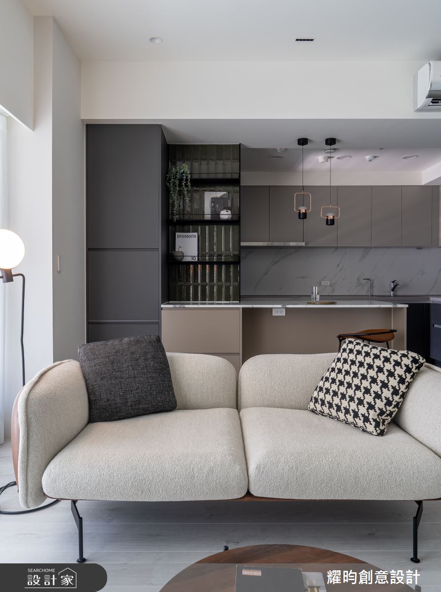 25坪新成屋(5年以下)＿北歐風客廳餐廳廚房中島案例圖片＿耀昀創意設計＿耀昀_73之15