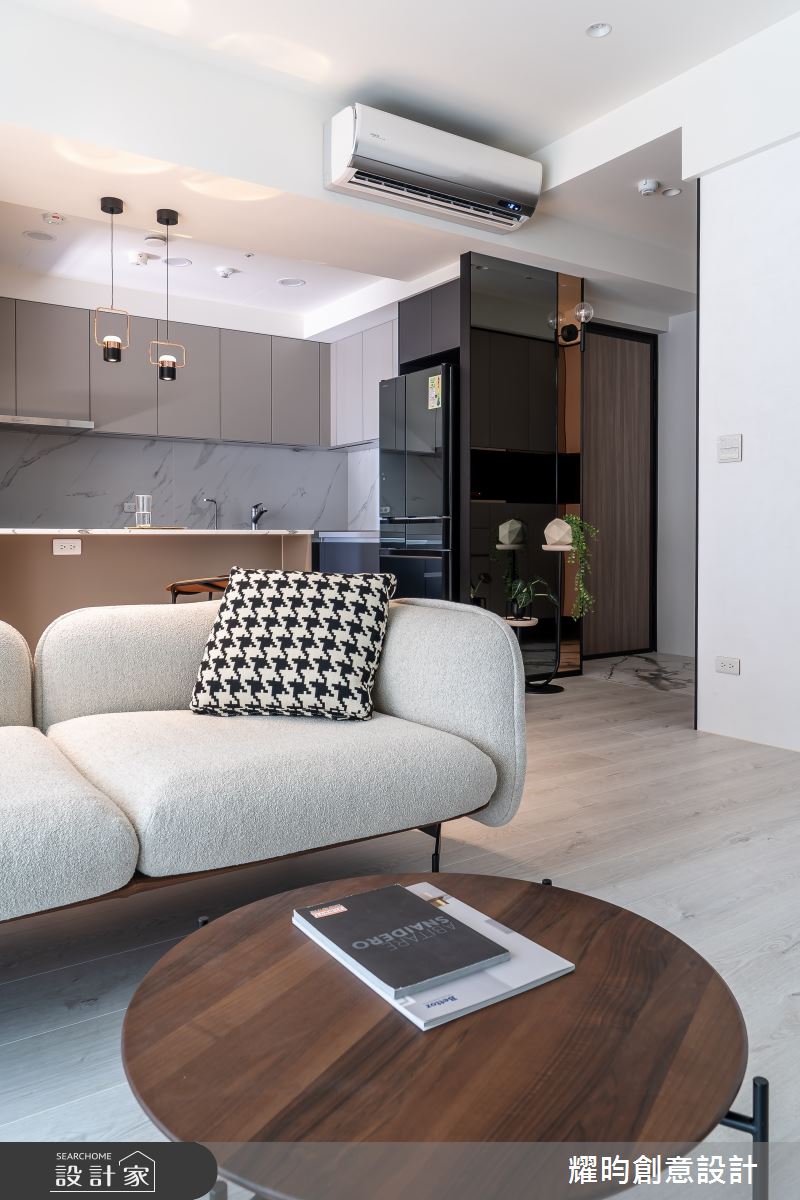 25坪新成屋(5年以下)＿北歐風客廳餐廳廚房中島案例圖片＿耀昀創意設計＿耀昀_73之13