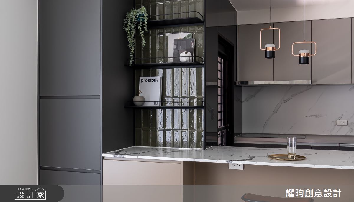 25坪新成屋(5年以下)＿北歐風餐廳中島案例圖片＿耀昀創意設計＿耀昀_73之25
