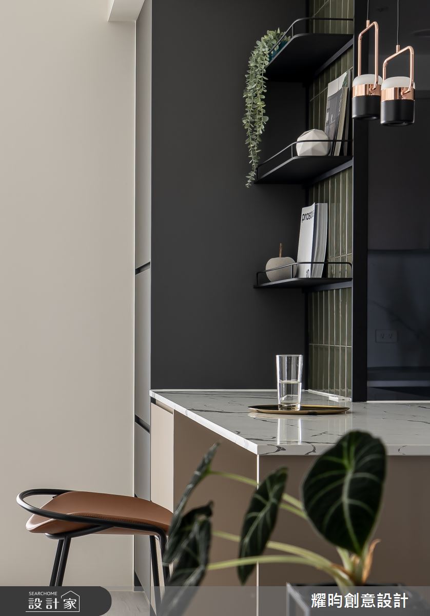 25坪新成屋(5年以下)＿北歐風餐廳中島案例圖片＿耀昀創意設計＿耀昀_73之31