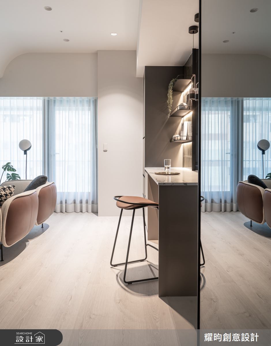 25坪新成屋(5年以下)＿北歐風餐廳中島案例圖片＿耀昀創意設計＿耀昀_73之32