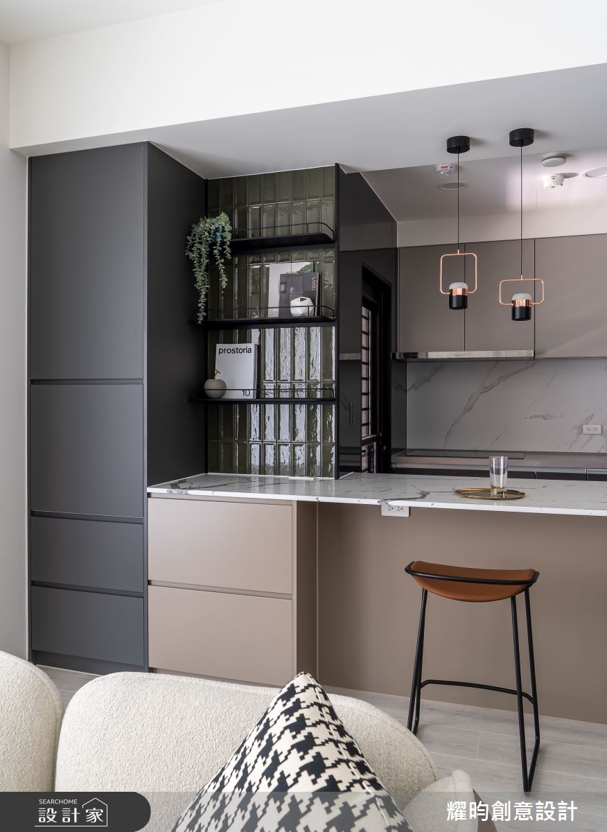 25坪新成屋(5年以下)＿北歐風客廳餐廳中島案例圖片＿耀昀創意設計＿耀昀_73之26