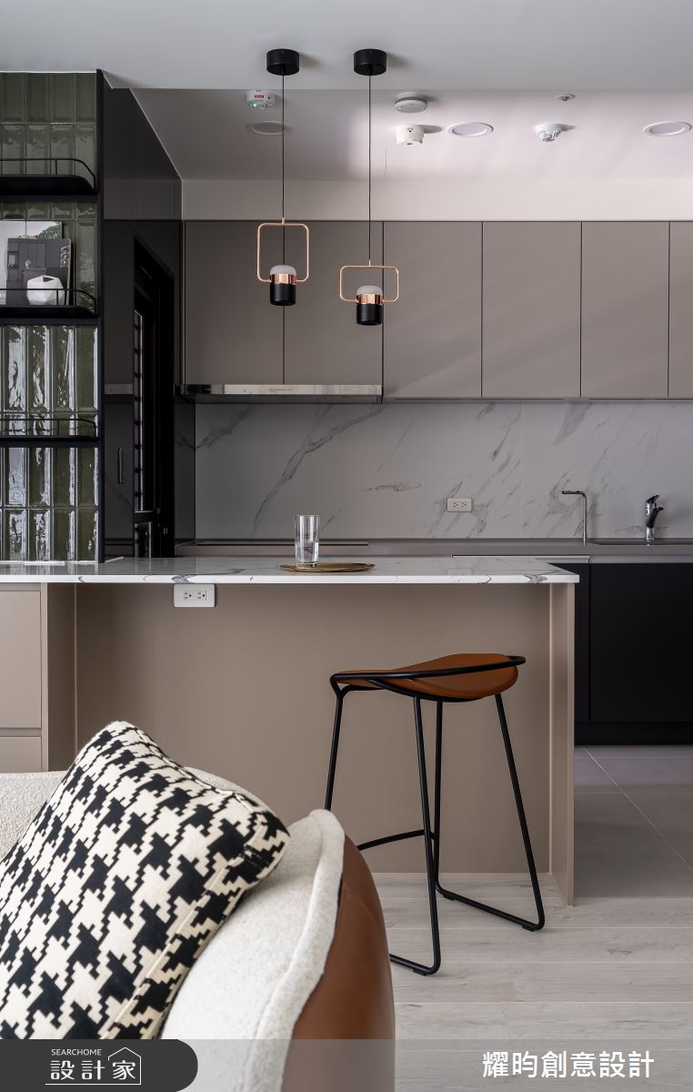 25坪新成屋(5年以下)＿北歐風客廳餐廳中島案例圖片＿耀昀創意設計＿耀昀_73之27