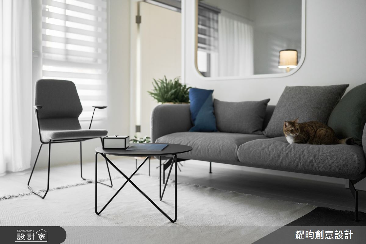 19坪新成屋(5年以下)＿北歐風客廳案例圖片＿耀昀創意設計＿耀昀_75之19
