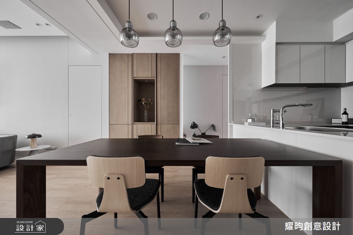 40坪中古屋(5~15年)＿北歐風餐廳廚房中島案例圖片＿耀昀創意設計＿耀昀_76之19