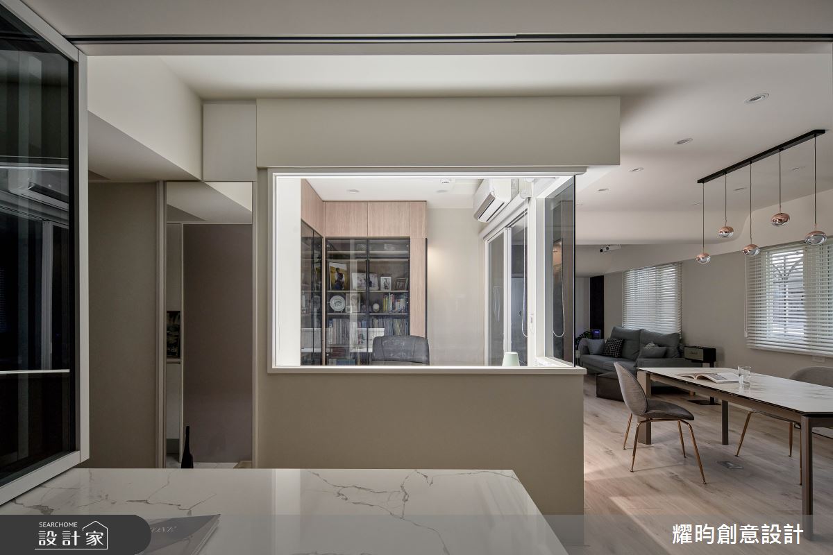 28坪老屋(31~40年)＿北歐風玄關餐廳書房中島案例圖片＿耀昀創意設計＿耀昀_77之15