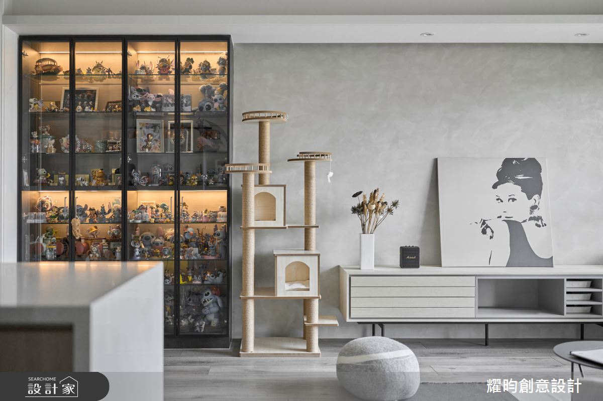 30坪新成屋(5年以下)＿北歐風客廳餐廳中島案例圖片＿耀昀創意設計＿耀昀_78之9