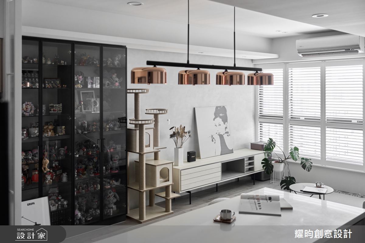 30坪新成屋(5年以下)＿北歐風客廳餐廳中島案例圖片＿耀昀創意設計＿耀昀_78之13