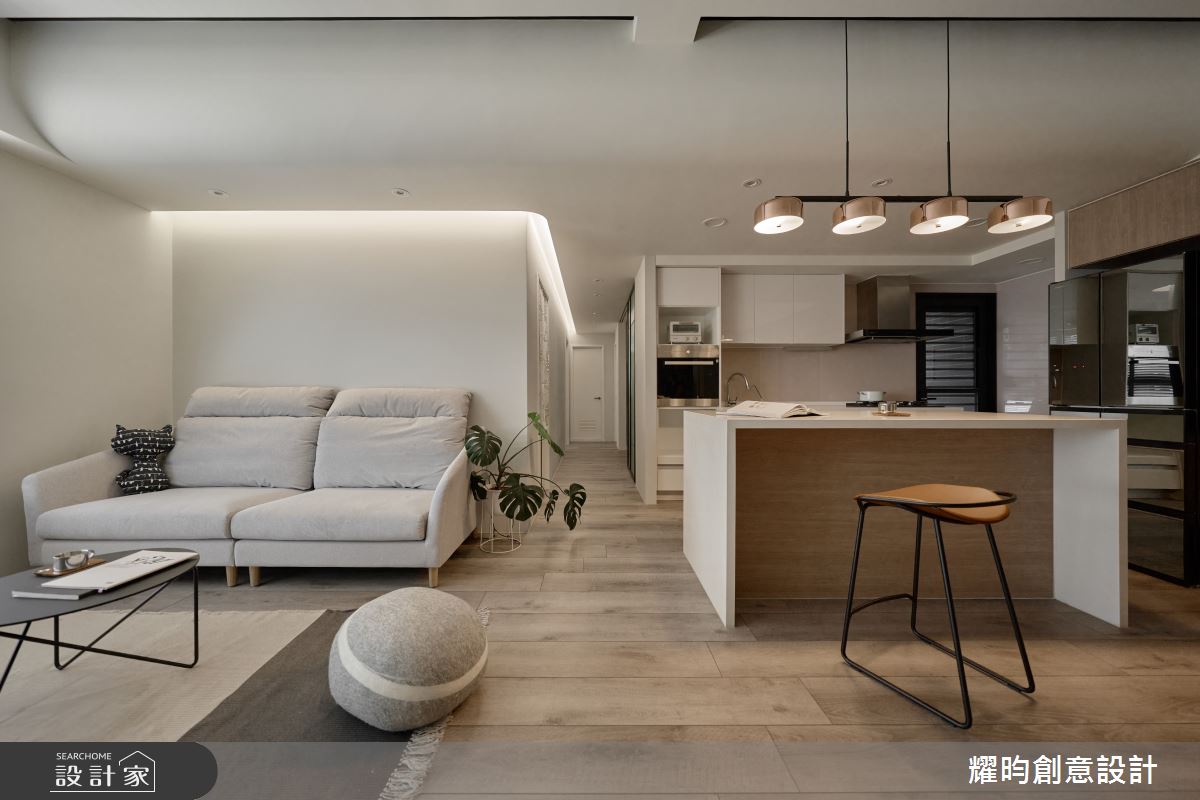 30坪新成屋(5年以下)＿北歐風客廳餐廳廚房中島案例圖片＿耀昀創意設計＿耀昀_78之16