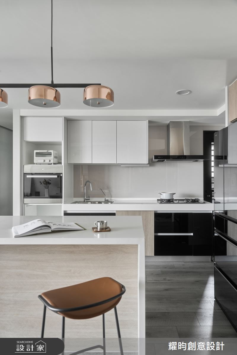 30坪新成屋(5年以下)＿北歐風餐廳廚房中島案例圖片＿耀昀創意設計＿耀昀_78之17