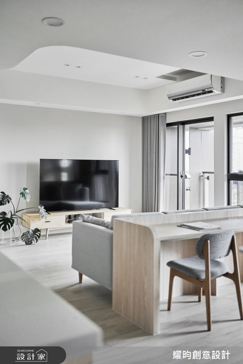 28坪預售屋＿北歐風客廳工作區案例圖片＿耀昀創意設計＿耀昀_79之13