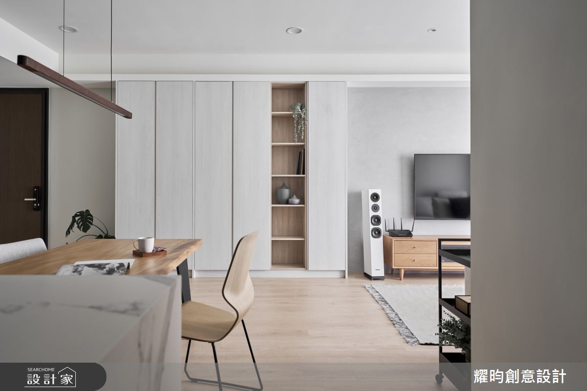 26坪新成屋(5年以下)＿北歐風玄關客廳餐廳中島案例圖片＿耀昀創意設計＿耀昀_80之2
