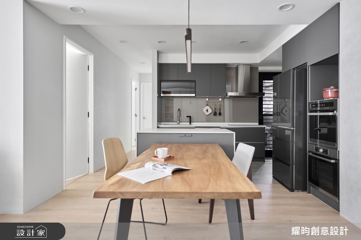 26坪新成屋(5年以下)＿北歐風餐廳廚房中島案例圖片＿耀昀創意設計＿耀昀_80之5