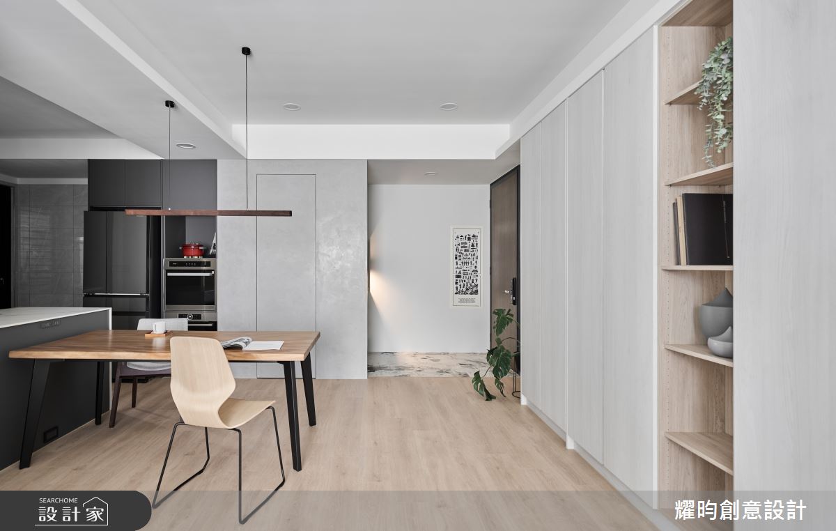 26坪新成屋(5年以下)＿北歐風玄關餐廳中島案例圖片＿耀昀創意設計＿耀昀_80之6