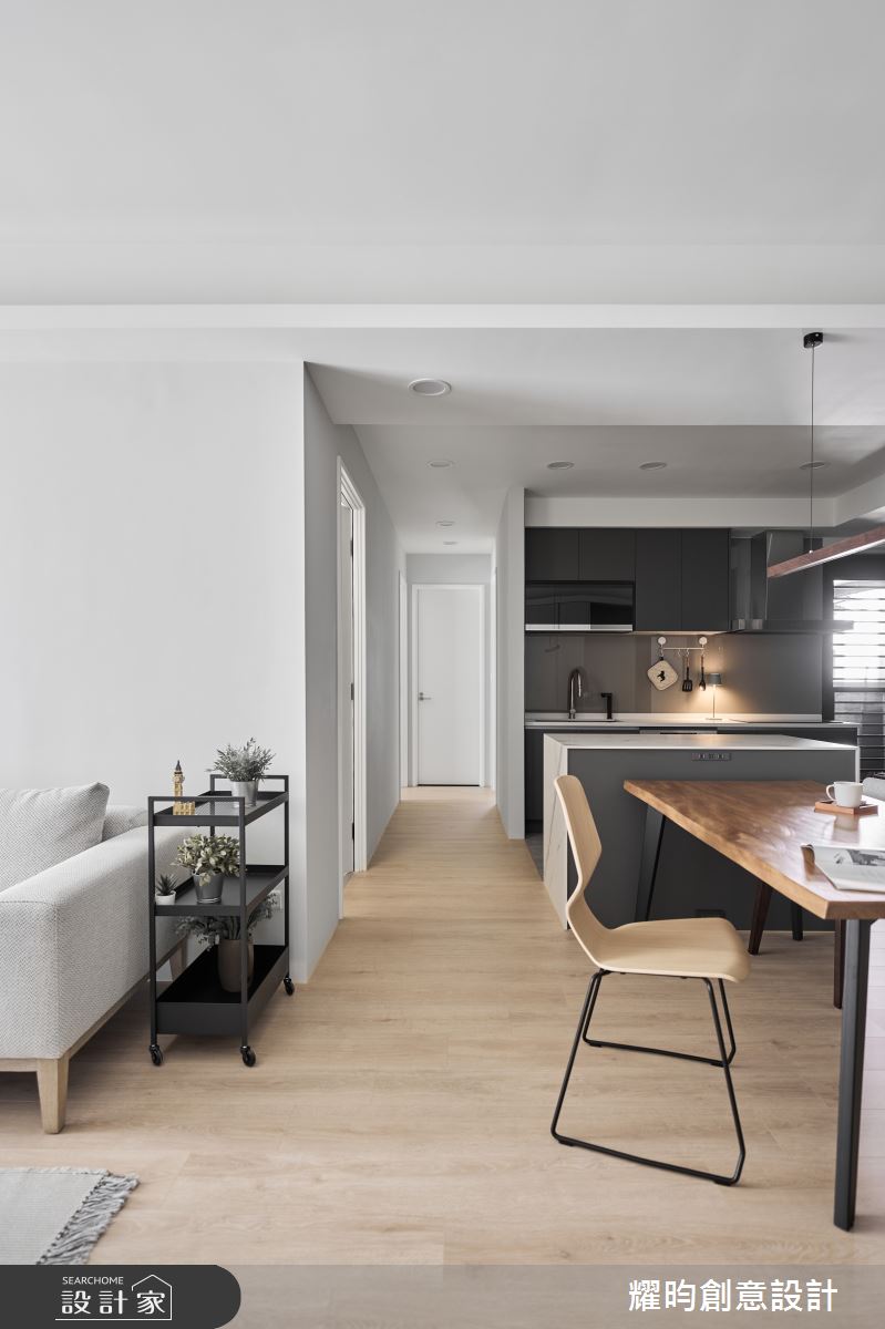 26坪新成屋(5年以下)＿北歐風客廳餐廳廚房中島案例圖片＿耀昀創意設計＿耀昀_80之9