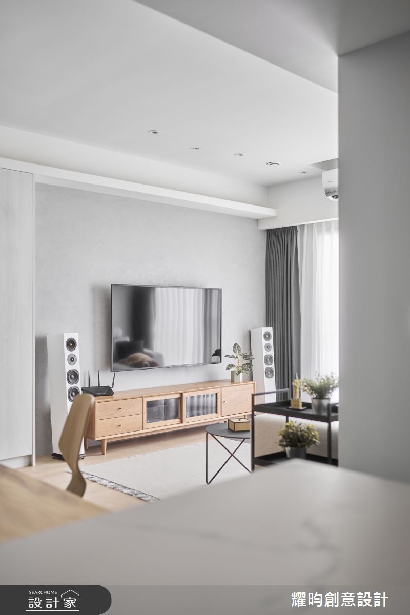 26坪新成屋(5年以下)＿北歐風客廳餐廳中島案例圖片＿耀昀創意設計＿耀昀_80之10