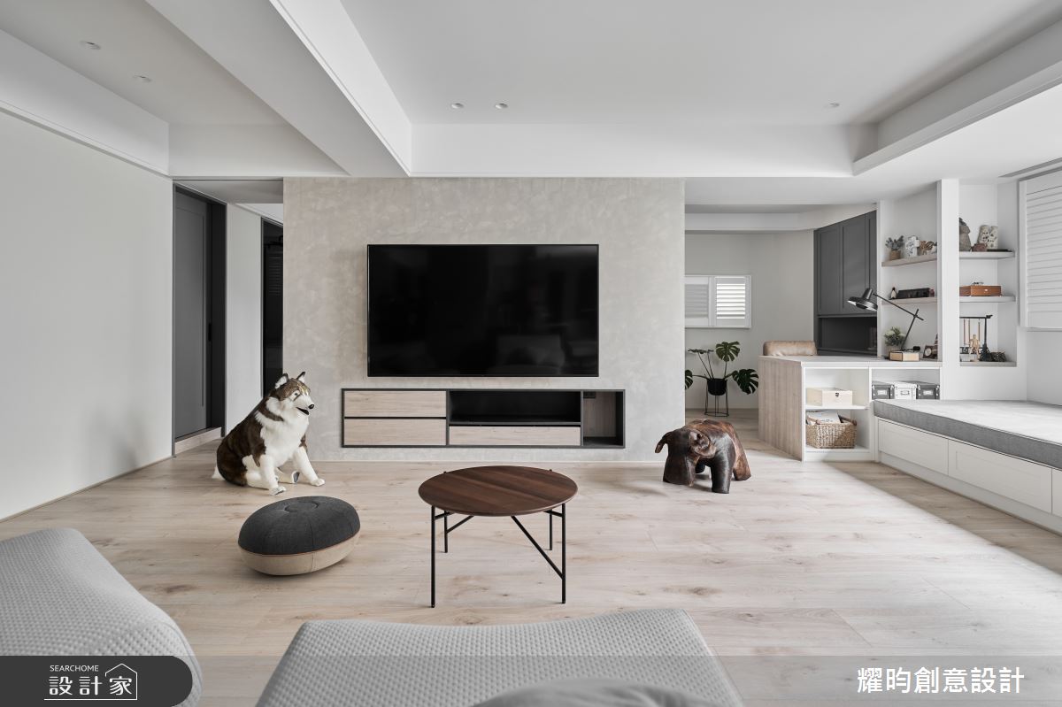 32坪老屋(31~40年)＿北歐風客廳臥榻案例圖片＿耀昀創意設計＿耀昀_84之2