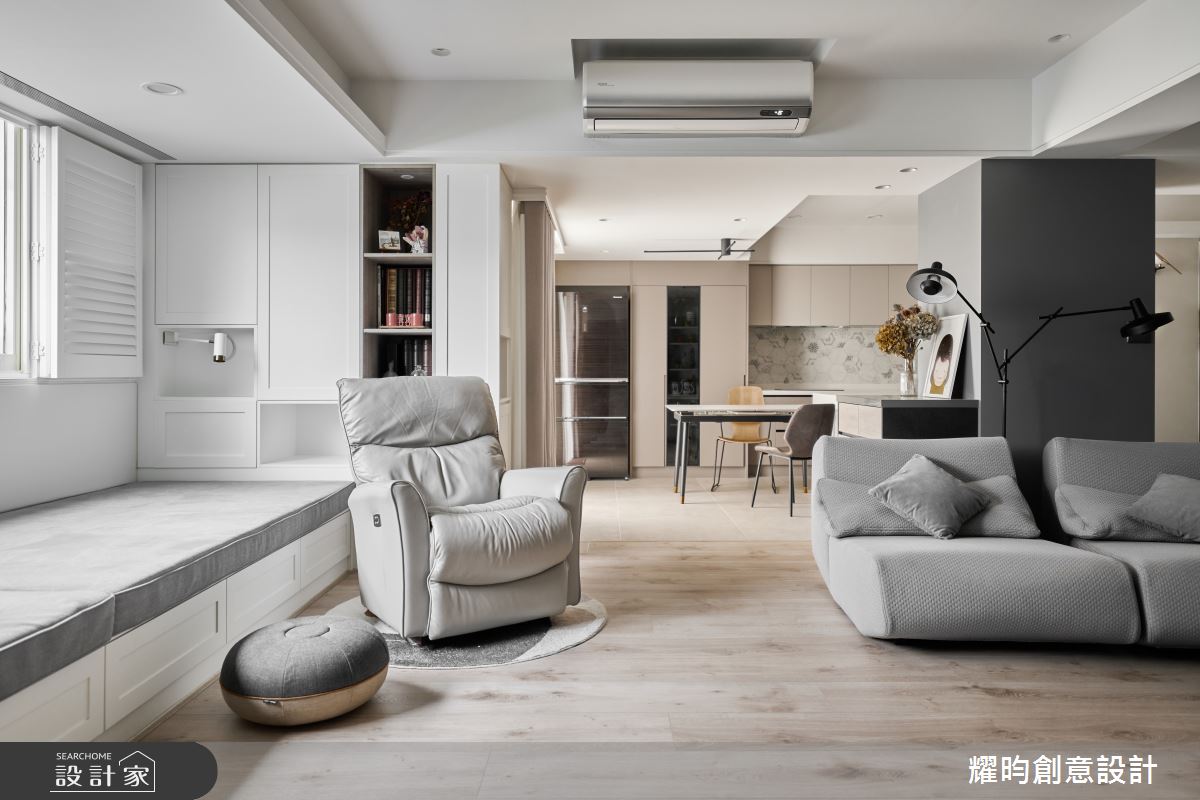 32坪老屋(31~40年)＿北歐風客廳餐廳臥榻案例圖片＿耀昀創意設計＿耀昀_84之4