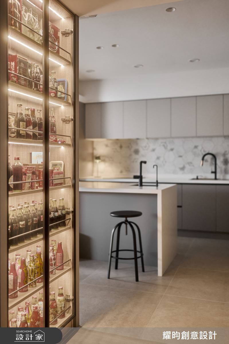 32坪老屋(31~40年)＿北歐風餐廳廚房中島案例圖片＿耀昀創意設計＿耀昀_84之14