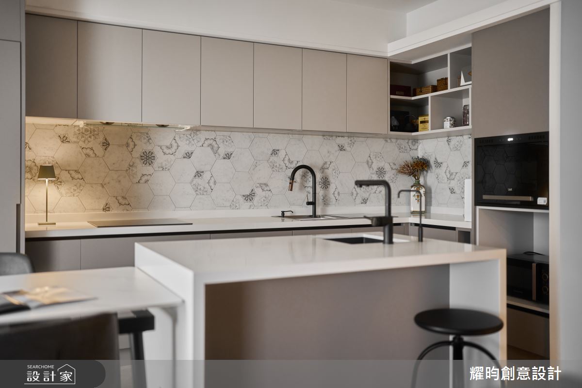 32坪老屋(31~40年)＿北歐風餐廳廚房中島案例圖片＿耀昀創意設計＿耀昀_84之11